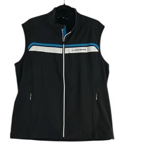J.Lindeberg vest stretch light weight golf outdoors classic preppy sz xl